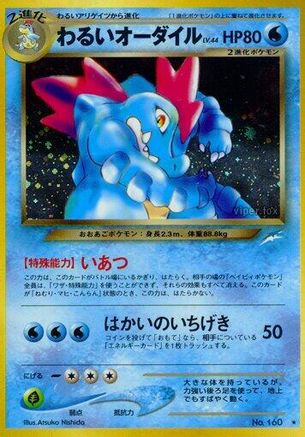 DarkFeraligatr [Darkness and to Light] Holofoil (Japanese)