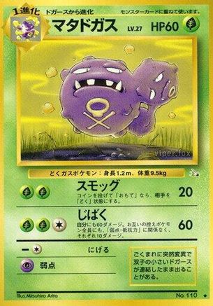Weezing [Mystery of the Fossils] (Japanese)
