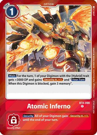 Atomic Inferno [BT4-098] (Event Pack 7) [Great Legend]