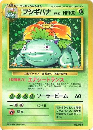 Venusaur [Expansion Pack No Rarity] Holofoil (Japanese)