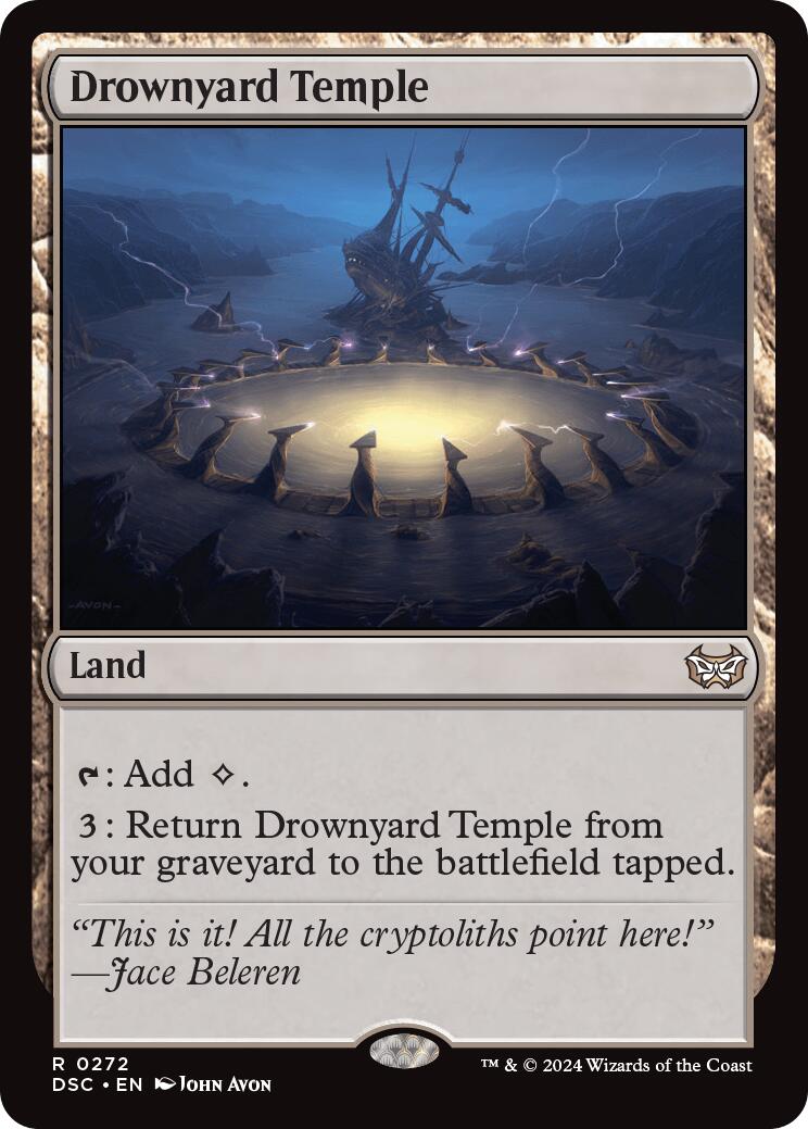 Drownyard Temple [Duskmourn: House of Horror Commander]