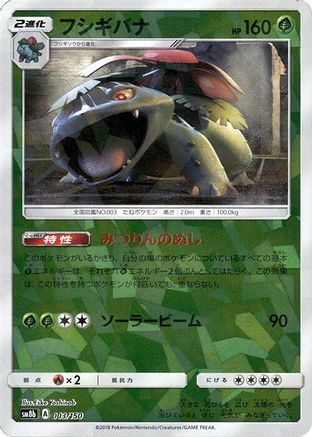 Venusaur (Mirror Holofoil) 003/150 [SM8b GX Ultra Shiny] Holofoil (Japanese)