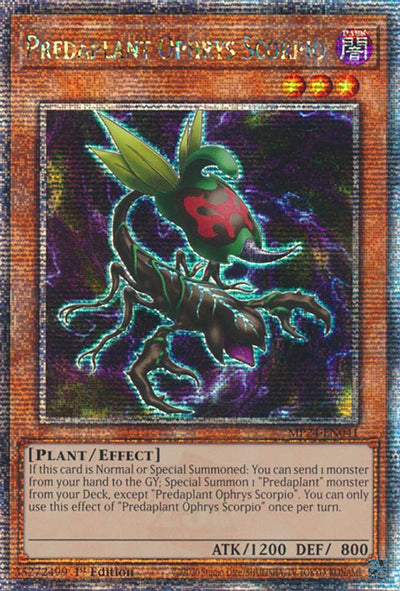 Predaplant Ophrys Scorpio [MP24-EN041] Quarter Century Secret Rare