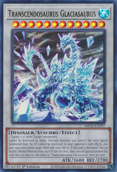 Transcendosaurus Glaciasaurus [MP24-EN297] Ultra Rare