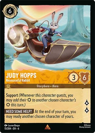 Judy Hopps - Resourceful Rabbit (15/204) [Azurite Sea]