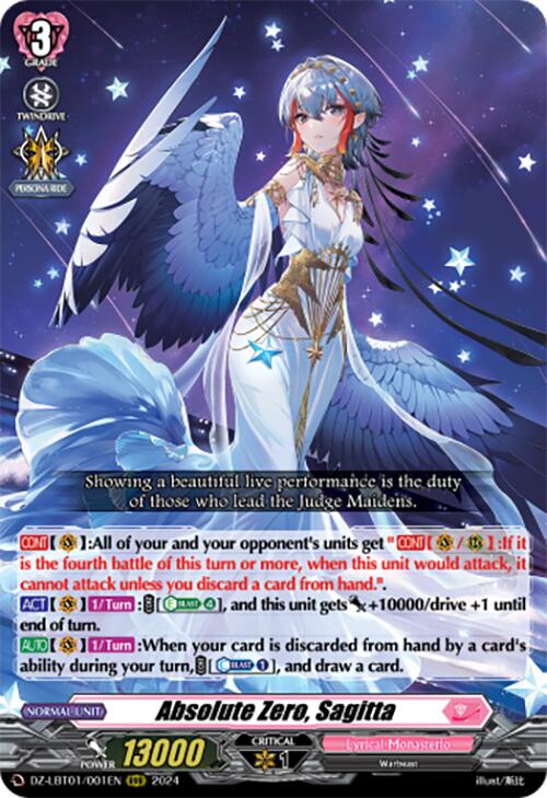 Absolute Zero, Sagitta (DZ-LBT01/001EN) [Start Up Trial Deck: Lyrical Monasterio]