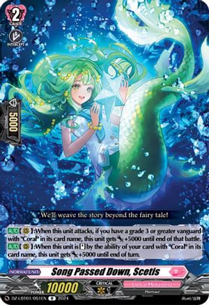 Song Passed Down, Scetis (DZ-LBT01/051EN) [Lyrical Monasterio Sparkling Stars!]