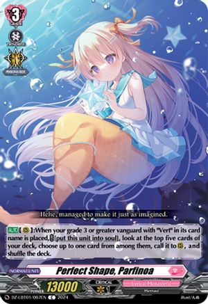 Perfect Shape, Parfinoa (DZ-LBT01/067EN) [Lyrical Monasterio Sparkling Stars!]