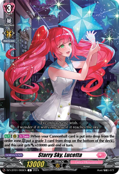 Starry Sky, Lucetta (DZ-LBT01/069EN) [Lyrical Monasterio Sparkling Stars!]