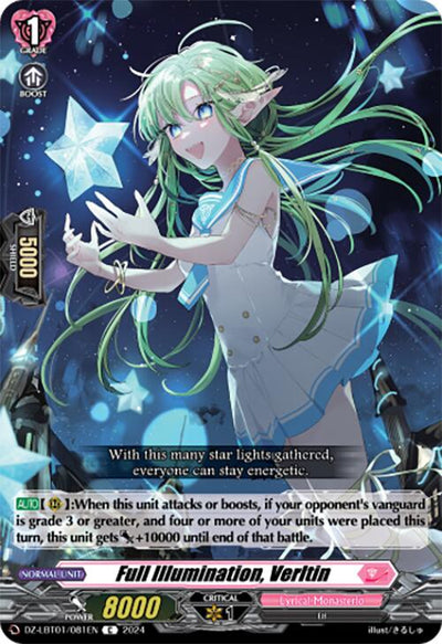 Full Illumination, Verltin (DZ-LBT01/081EN) [Lyrical Monasterio Sparkling Stars!]