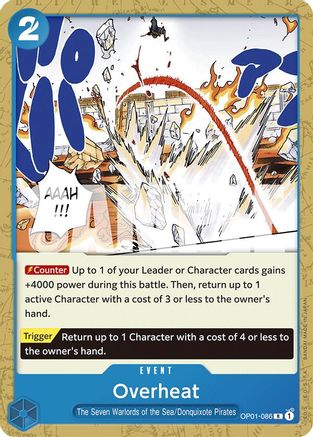 Overheat [Starter Deck 17: BLUE Donquixote Doflamingo] Rare