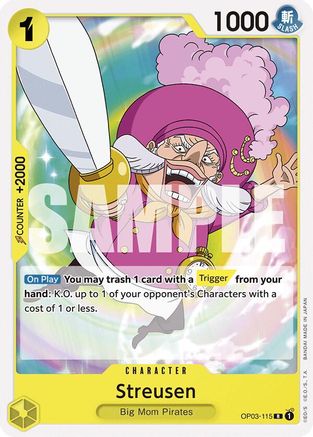 Streusen [Starter Deck 20: YELLOW Charlotte Katakuri] Rare