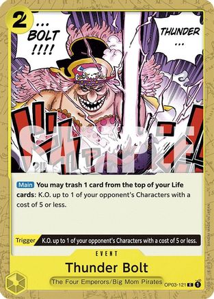 Thunder Bolt [Starter Deck 20: YELLOW Charlotte Katakuri] Common