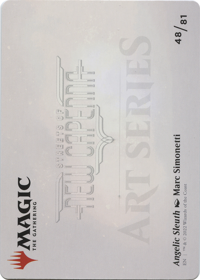 Angelic Sleuth // Angelic Sleuth (ASNC-048) - New Capenna Art Series (Borderless) Foil