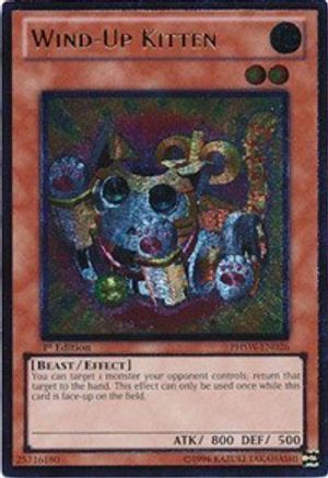 Wind-Up Kitten (UTR) (American Print) [PHSW-EN026] Ultimate Rare