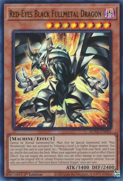 Red-Eyes Black Fullmetal Dragon [ROTA-EN005] Ultra Rare