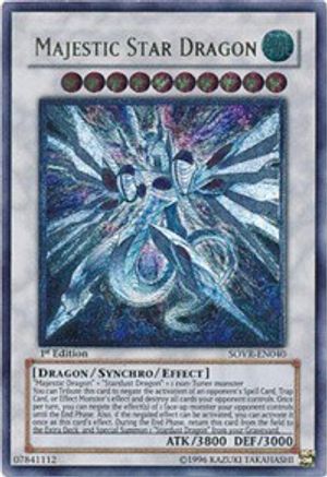 Majestic Star Dragon [SOVR-EN040] Ultimate Rare