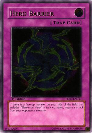Hero Barrier [EEN-EN049] Ultimate Rare