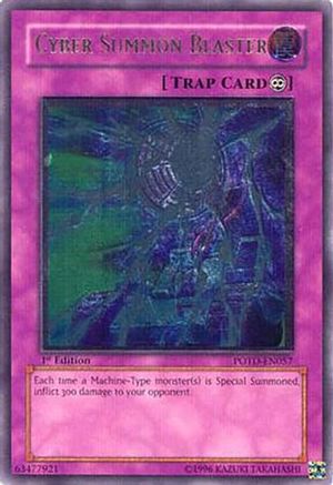 Cyber Summon Blaster [POTD-EN057] Ultimate Rare