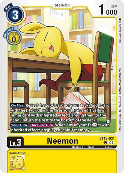 Neemon [BT18-031] [Release Special Booster 2.0]