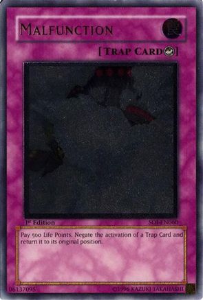 Malfunction (UTR) [SOI-EN060] Ultimate Rare