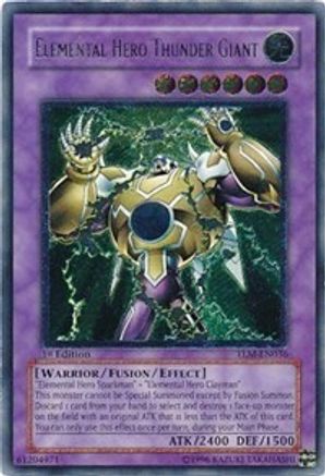 Elemental Hero Thunder Giant [TLM-EN036] Ultimate Rare