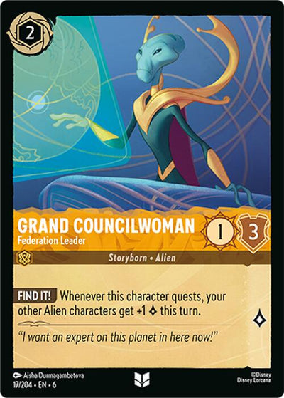 Grand Councilwoman - Federation Leader (17/204) [Azurite Sea]