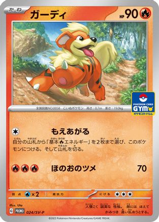 Growlithe 024/SV-P [SVP Promotional Cards] (Japanese)