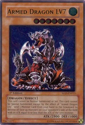 Armed Dragon LV7 [SOD-EN015] Ultimate Rare