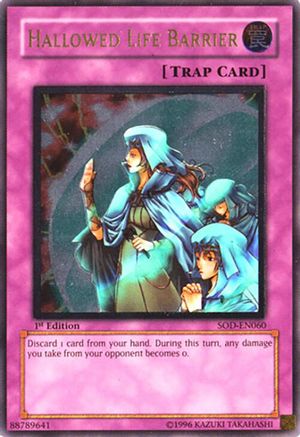 Hallowed Life Barrier [SOD-EN060] Ultimate Rare