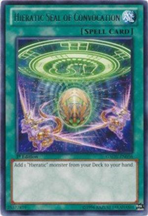Hieratic Seal of Convocation [GAOV-EN056] Rare