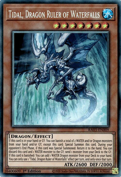 Tidal, Dragon Ruler of Waterfalls (CR) [RA03-EN009] Prismatic Collector's Rare