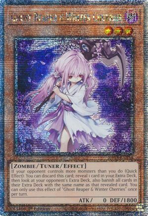 Ghost Reaper & Winter Cherries (Quarter Century Secret Rare) (Alternate Art) [RA03-EN014] Quarter Century Secret Rare