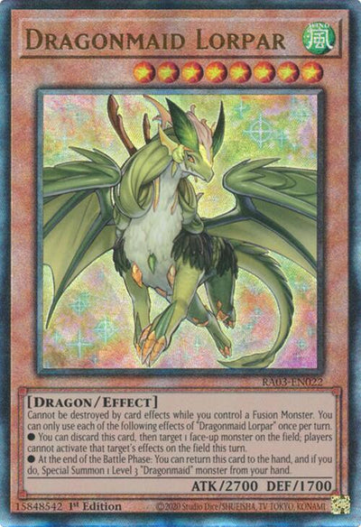 Dragonmaid Lorpar (UTR) [RA03-EN022] Prismatic Ultimate Rare