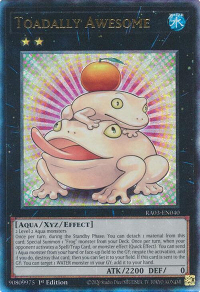 Toadally Awesome (UTR) [RA03-EN040] Prismatic Ultimate Rare