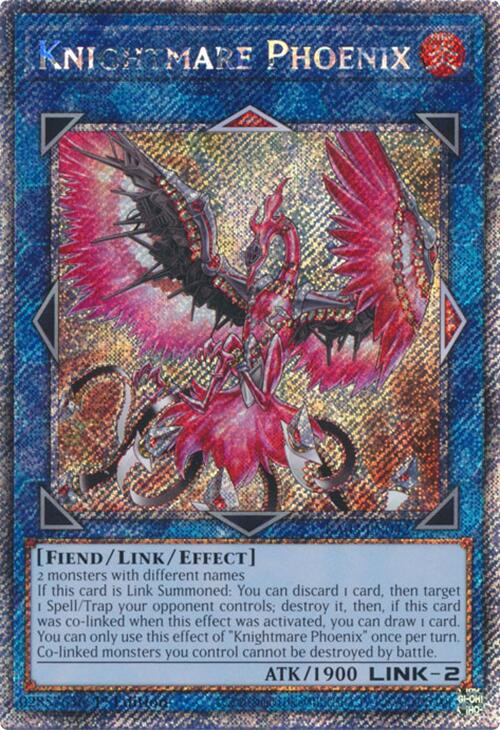 Knightmare Phoenix (Platinum Secret Rare) [RA03-EN042] Platinum Secret Rare