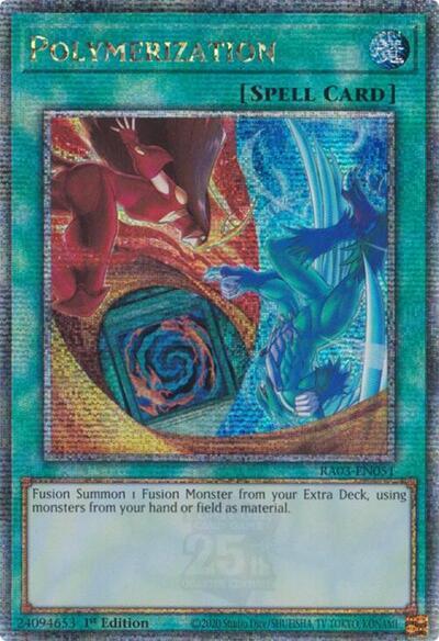 Polymerization (Quarter Century Secret Rare) [RA03-EN051] Quarter Century Secret Rare