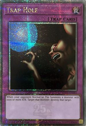 Trap Hole (Quarter Century Secret Rare) [RA03-EN085] Quarter Century Secret Rare