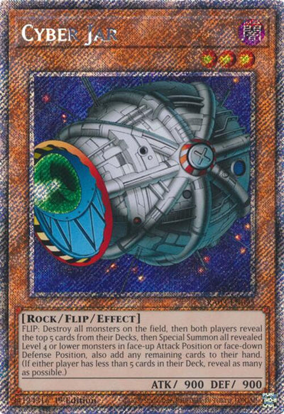 Cyber Jar (Platinum Secret Rare) [RA03-EN095] Platinum Secret Rare