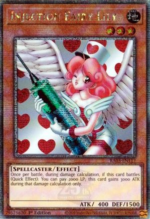 Injection Fairy Lily (Quarter Century Secret Rare) [RA03-EN117] Quarter Century Secret Rare