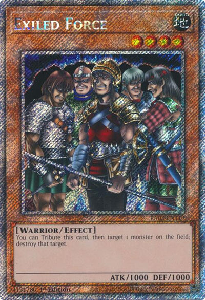 Exiled Force (Platinum Secret Rare) [RA03-EN119] Platinum Secret Rare