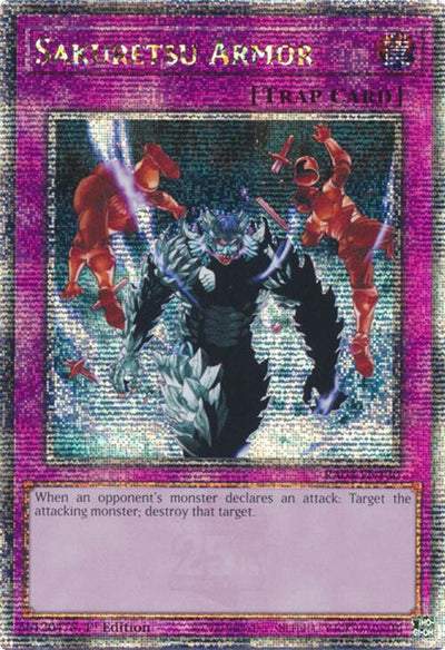 Sakuretsu Armor (Quarter Century Secret Rare) [RA03-EN130] Quarter Century Secret Rare