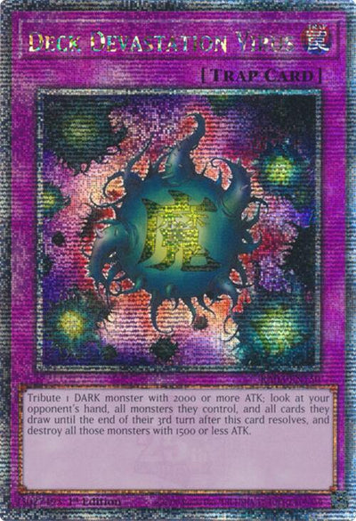 Deck Devastation Virus (Quarter Century Secret Rare) [RA03-EN150] Quarter Century Secret Rare