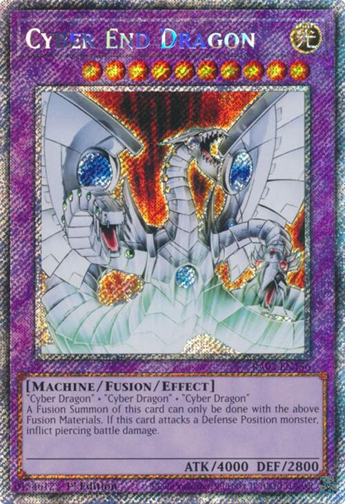 Cyber End Dragon (Platinum Secret Rare) [RA03-EN156] Platinum Secret Rare