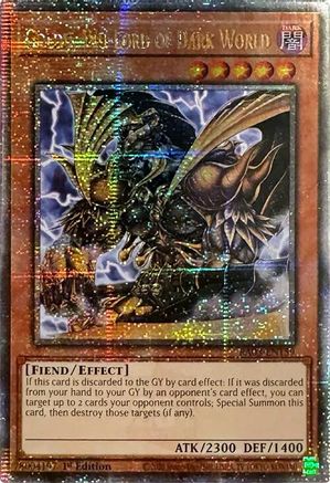 Goldd, Wu-Lord of Dark World (Quarter Century Secret Rare) [RA03-EN159] Quarter Century Secret Rare