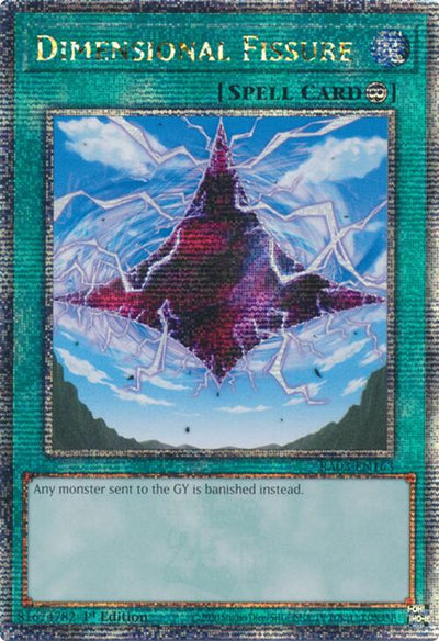 Dimensional Fissure (Quarter Century Secret Rare) [RA03-EN163] Quarter Century Secret Rare