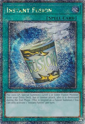 Instant Fusion (Quarter Century Secret Rare) [RA03-EN171] Quarter Century Secret Rare