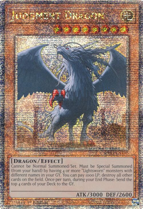 Judgment Dragon (Quarter Century Secret Rare) [RA03-EN196] Quarter Century Secret Rare