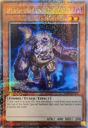 Plaguespreader Zombie (Quarter Century Secret Rare) [RA03-EN207] Quarter Century Secret Rare