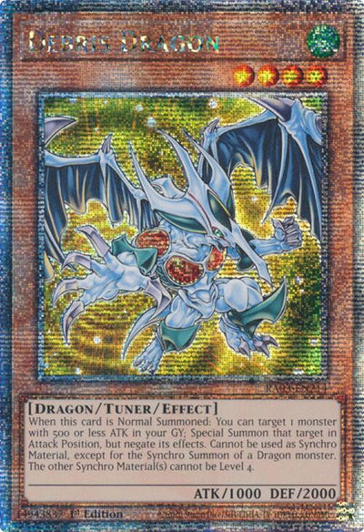 Debris Dragon (Quarter Century Secret Rare) [RA03-EN214] Quarter Century Secret Rare